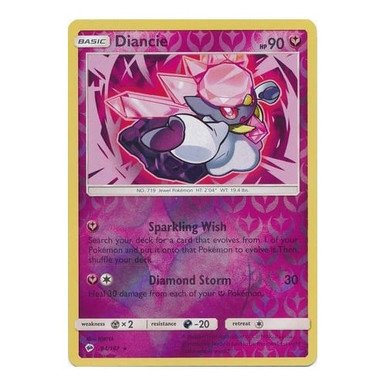 SM Burning Shadows 094/147 Diancie (Reverse Holo)