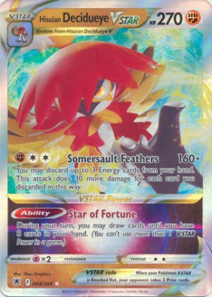 Astral Radiance 084/189 Hisuian Decidueye VSTAR (Full Art)