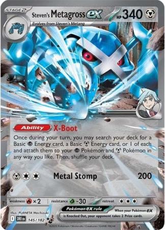 SV Destined Rivals 145/182 Steven's Metagross ex (Half Art)