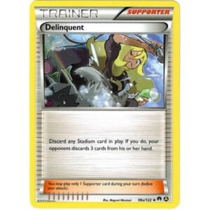 XY BREAKpoint 98a/122 Delinquent (Alternative Art NON-HOLO)