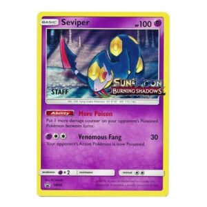 Sun & Moon Promo SM046 Seviper (Staff)