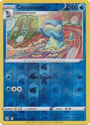 Fusion Strike 056/264 Croconaw (Reverse Holo)