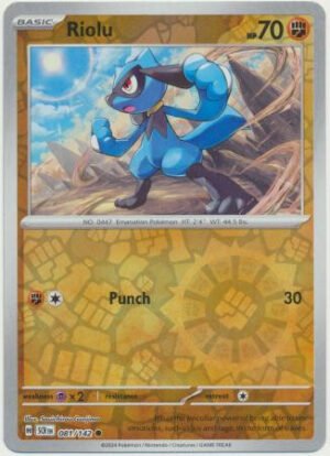 SV Stellar Crown 081/142 Riolu (Reverse Holo)