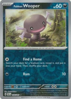 SV Paldean Fates 058/091 Paldean Wooper (Reverse Holo)