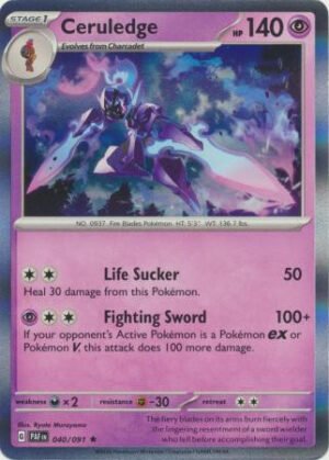 SV Paldean Fates 040/091 Ceruledge (Holo)