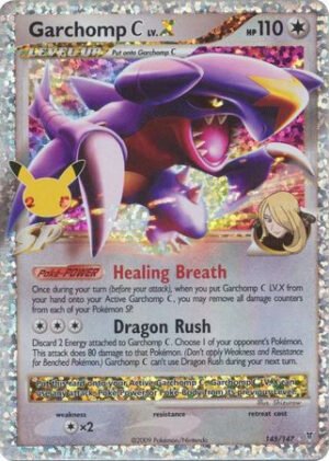 Celebrations Classic Collection 145/147 Garchomp C LV.X (Holo)