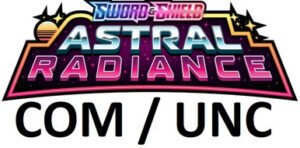 SWSH Astral Radiance Complete set of Common & Uncommon cards