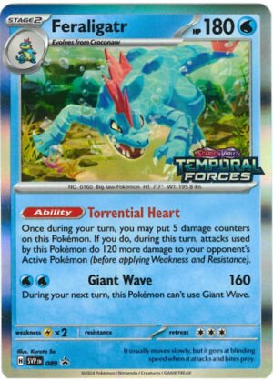 Scarlet & Violet Promo SVP089 Feraligatr