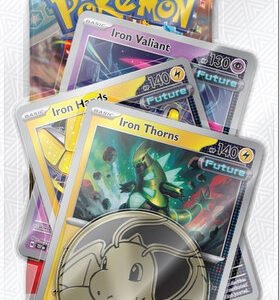 Scarlet and Violet Stellar Crown Premium Checklane Blister Iron Thorns