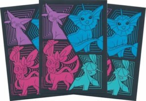 SWSH Evolving Skies Sylveon, Espeon, Glaceon, Vaporeon Sleeves (65)
