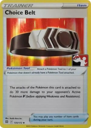 Brilliant Stars 135/172 Choice Belt (Prize Pack League Promo Holo)