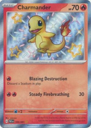SV Paldean Fates 109/091 Charmander (Holo Shiny)