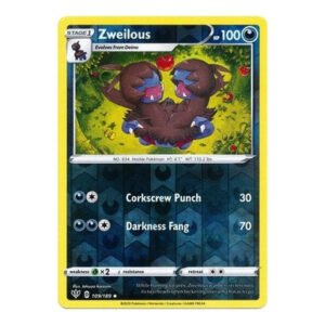 Darkness Ablaze 109/189 Zwelious (Reverse Holo)