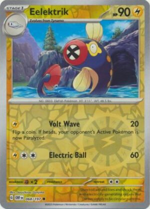 SV Obsidian Flames 068/197 Eelektrik (Reverse Holo)