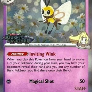 Scarlet & Violet Promo SVP183 Lillie's Ribombee (STAFF)