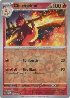 Scarlet & Violet 151 005/165 Charmeleon (Reverse Holo)