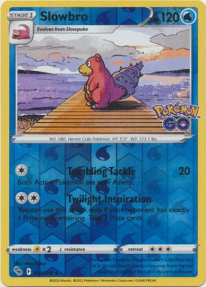 Pokemon GO 020/078 Slowbro (Reverse Holo)