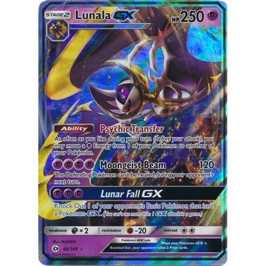 Sun and Moon (Base Set) 66/149 Lunala GX (Half Art)