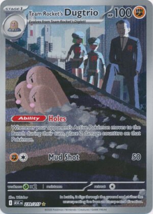 ME Ascended Heroes 239/217 Team Rocket's Dugtrio (Illustration Rare)