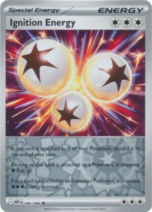 SV White Flare 086/086 Ignition Energy (Reverse Holo)