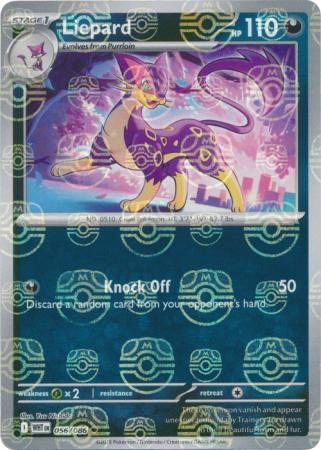 SV White Flare 056/086 Liepard (MASTER BALL Reverse Holo)