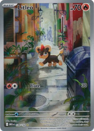 Mega Evolution 139/132 Litleo (Illustration Rare)