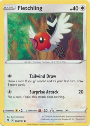 Evolving Skies 138/203 Fletchling