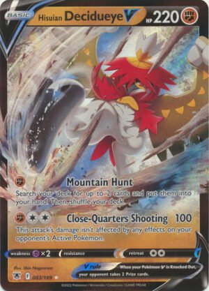 Astral Radiance 083/189 Hisuian Decidueye V (Half Art)