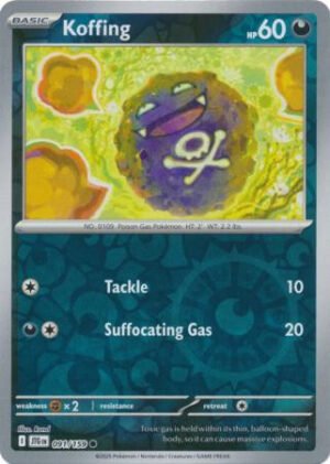SV Journey Together 091/159 Koffing (Reverse Holo)