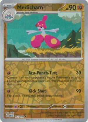 Scarlet & Violet (Base Set) 111/198 Medicham (Reverse Holo)