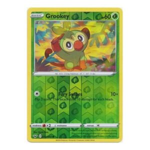 Sword & Shield (Base) 010/202 Grookey (Reverse Holo)