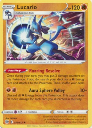 Brilliant Stars 079/172 Lucario (Non-Holo)