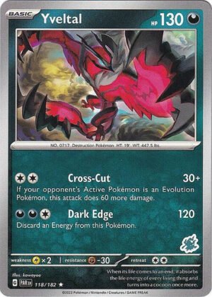 SV Paradox Rift 118/182 Yveltal (Darkrai Symbol)