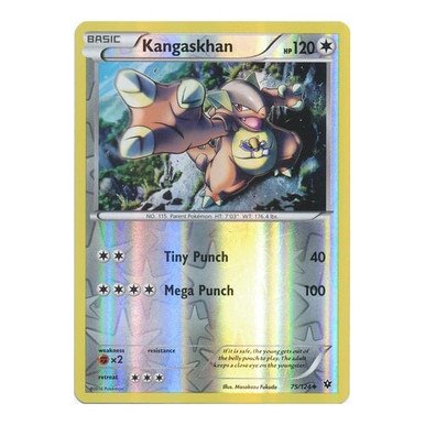 XY Fates Collide 75/124 Kangaskhan (Reverse Holo)