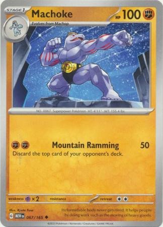 Scarlet & Violet 151 067/165 Machoke