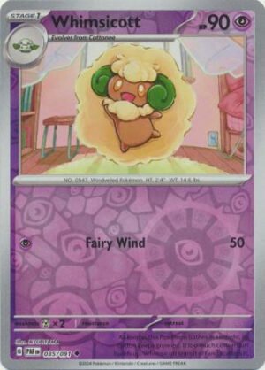 SV Paldean Fates 035/091 Whimsicott (Reverse Holo)