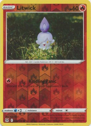 SWSH Lost Origin 024/196 Litwick (Reverse Holo)