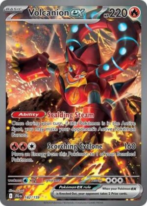 SV Journey Together 182/159 Volcanion ex (Alternative Art, Full Art)
