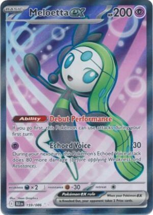 SV Black Bolt 159/086 Meloetta ex (Full Art)