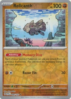 SV Temporal Forces 084/162 Relicanth (Reverse Holo)