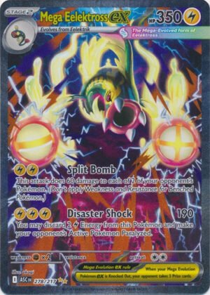 ME Ascended Heroes 278/217 Mega Eelektross ex (Special Illustration Rare)