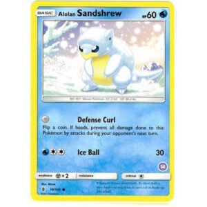 SM Guardians Rising 19/145 Alolan Sandshrew (Trainer Kit Alolan Sandslash #14)