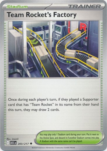 ME Ascended Heroes 203/217 Team Rocket's Factory