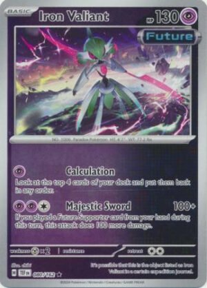 SV Temporal Forces 080/162 Iron Valiant (Reverse Holo)