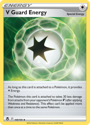 SWSH Silver Tempest 169/195 V Guard Energy