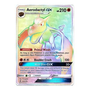 SM Unified Minds 244/236 Aerodactyl GX (Rainbow Rare)