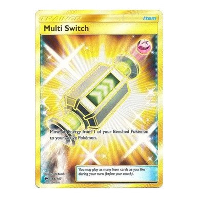 SM Burning Shadows 164/147 Multi Switch (Secret Rare)