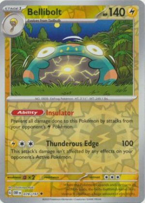SV Obsidian Flames 078/197 Bellibolt (Reverse Holo)
