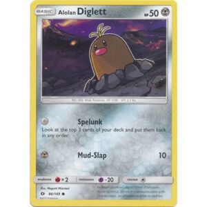 Sun and Moon (Base Set) 86/149 Alolan Diglett