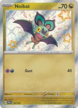 SV Paldean Fates 194/091 Noibat (Holo Shiny)